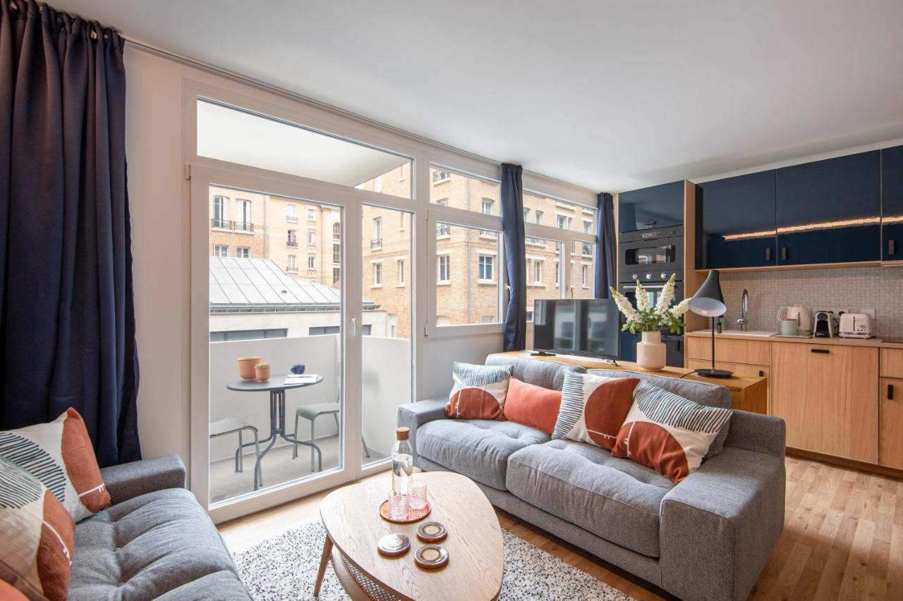New - Appt Style Le Corbusier Avec Balcon - 8 Pers Apartment Paris Exterior foto