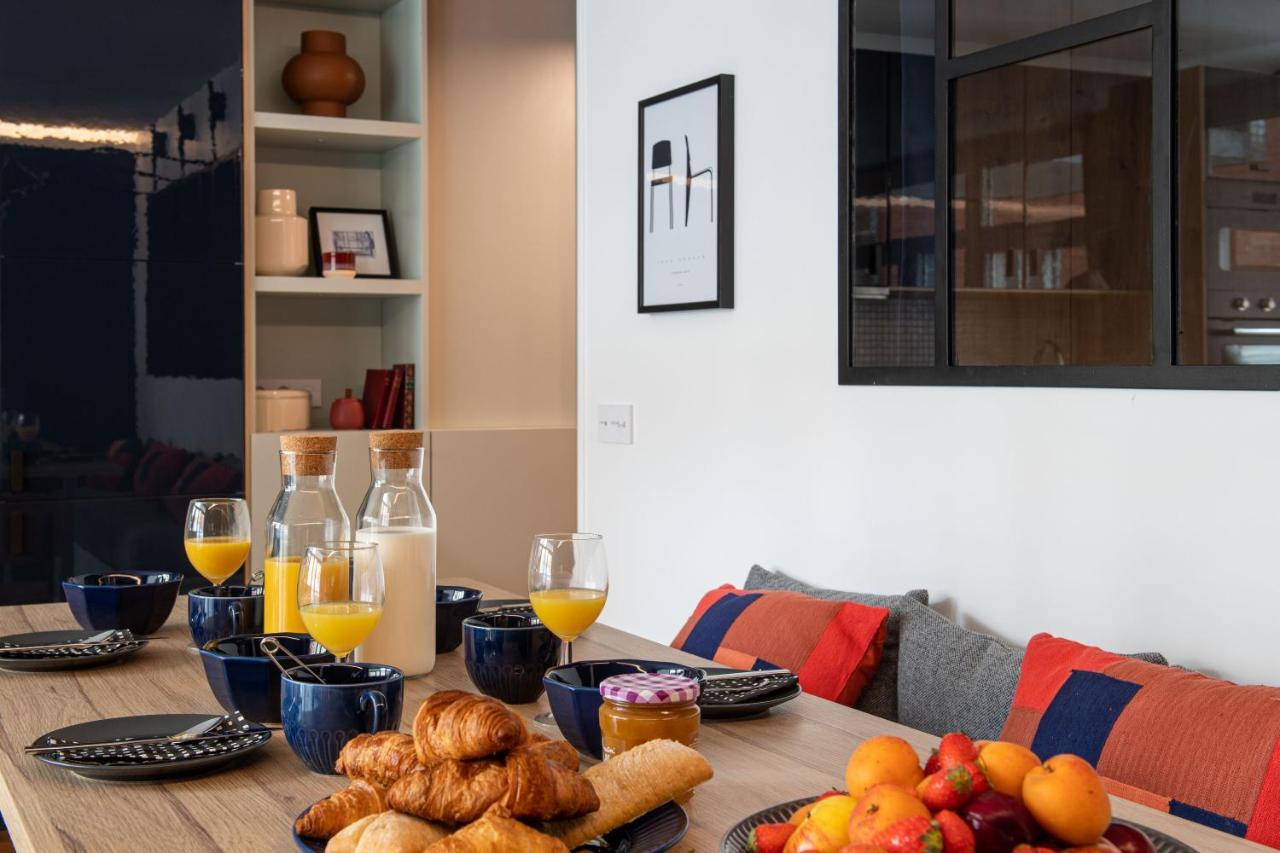New - Appt Style Le Corbusier Avec Balcon - 8 Pers Apartment Paris Exterior foto