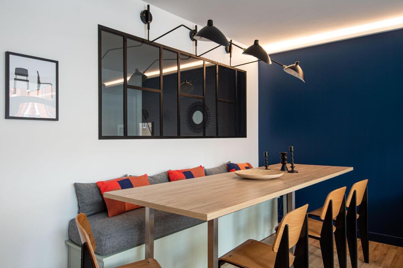 New - Appt Style Le Corbusier Avec Balcon - 8 Pers Apartment Paris Exterior foto