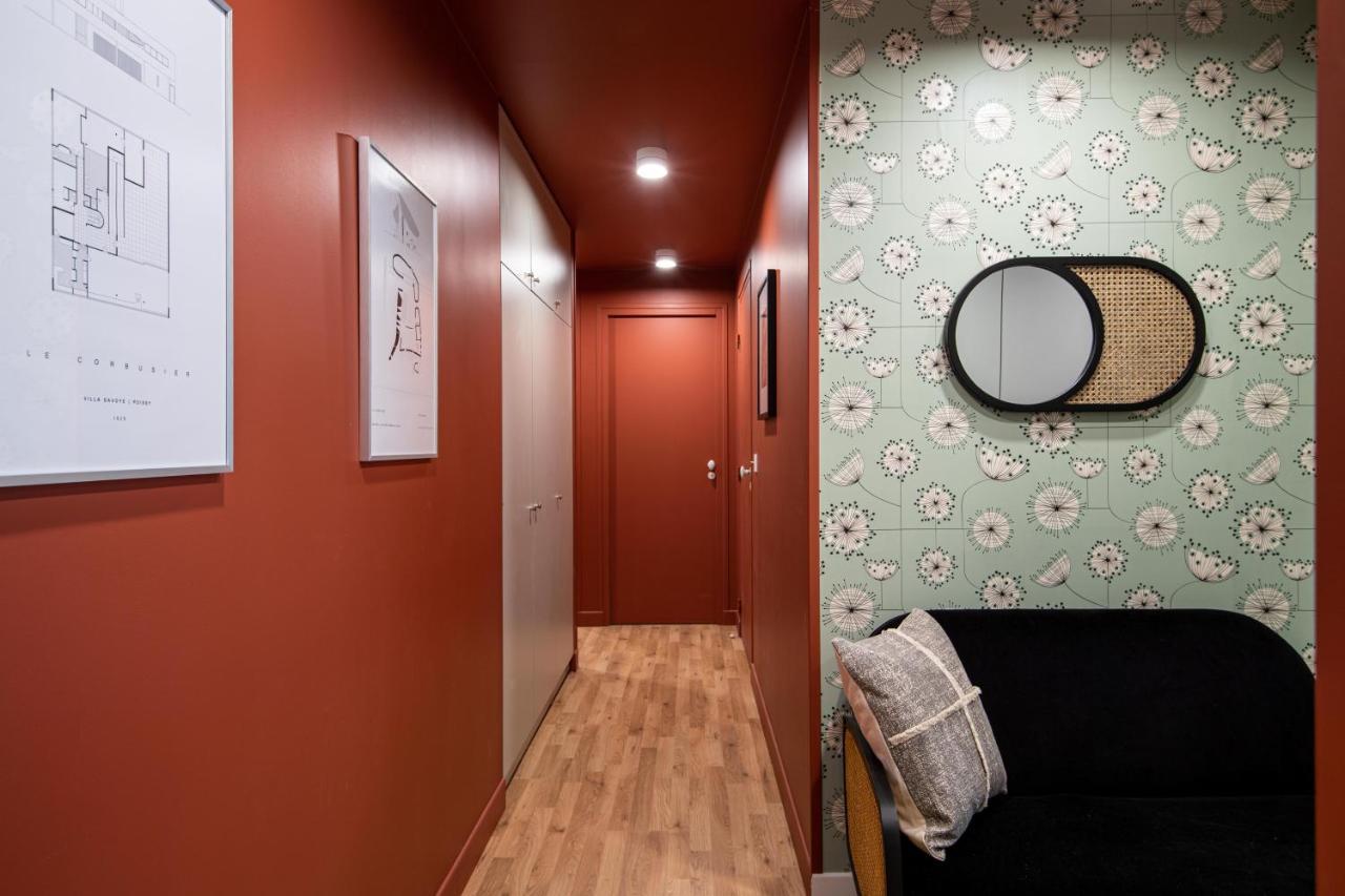New - Appt Style Le Corbusier Avec Balcon - 8 Pers Apartment Paris Exterior foto