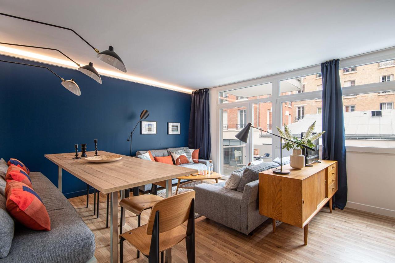 New - Appt Style Le Corbusier Avec Balcon - 8 Pers Apartment Paris Exterior foto
